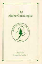 The Maine Genealogist
